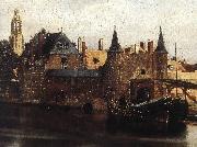 VERMEER VAN DELFT, Jan View of Delft (detail) et USA oil painting reproduction